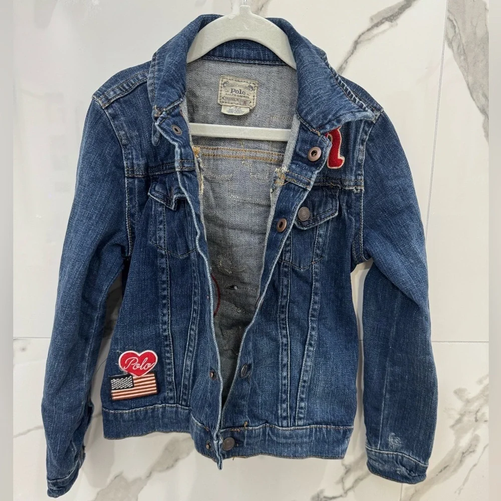 Polo Ralph Lauren Kids Denim Patchwork Jacket